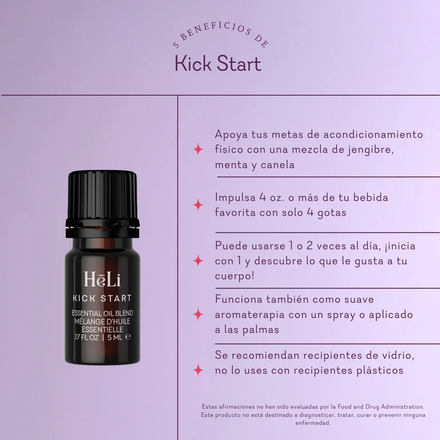 HēLi Essential Oil - Kick Start (Aceite potenciador del metabolismo)