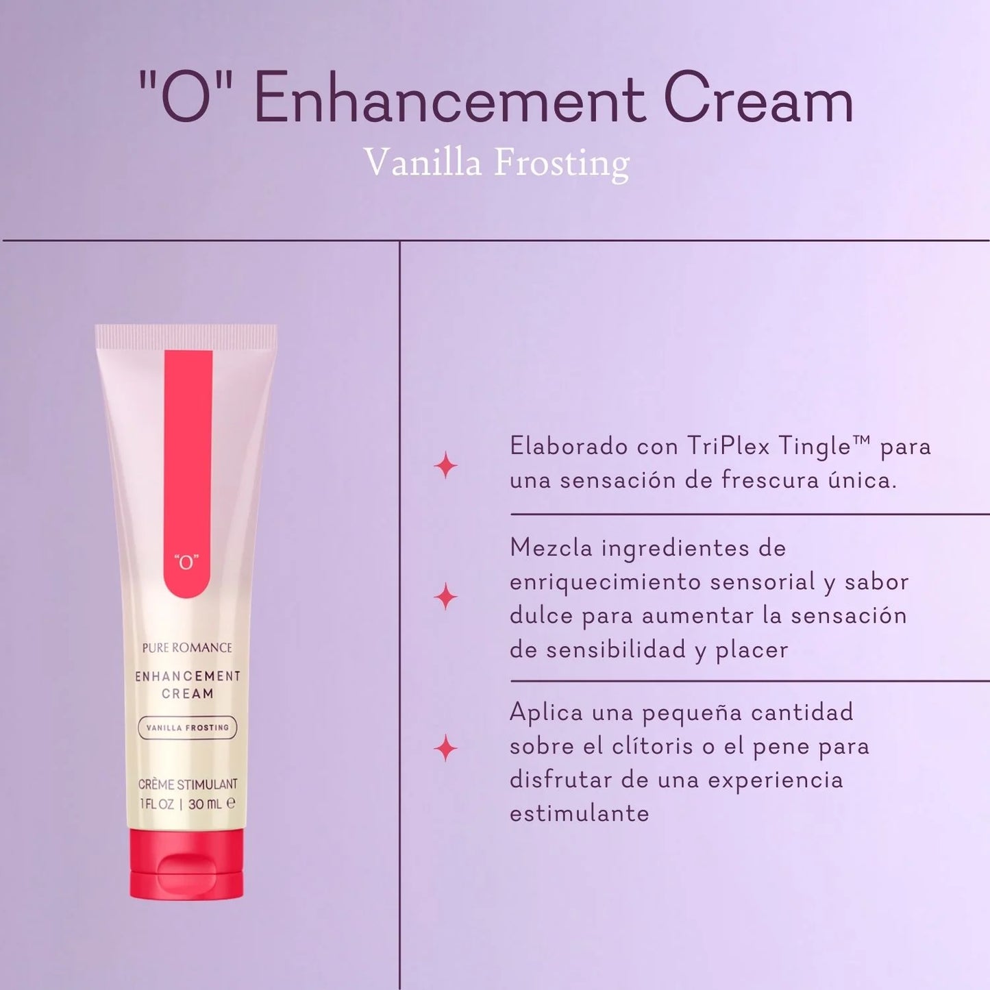 O - Enhancement Gel - Vanilla Frosting (Gel intensificador)